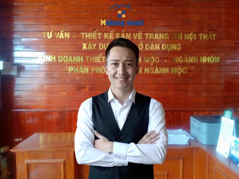 văn phòng nội thât gỗ Mekongwood