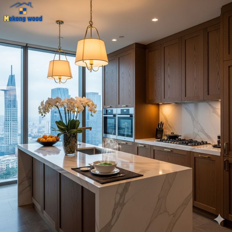 xu hướng thiết kế phòng bếp hiện nay 