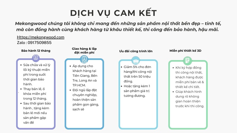 cam kết dịch vụ lhasch hàng tại Mekongwood