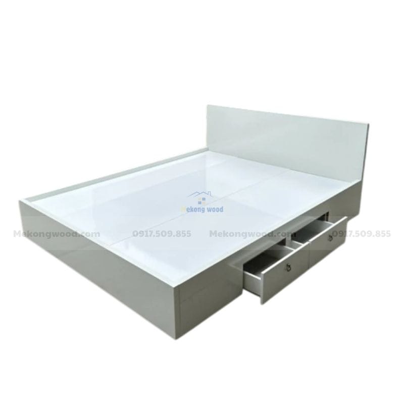 giường gỗ công nghiệp có ngăn kéo