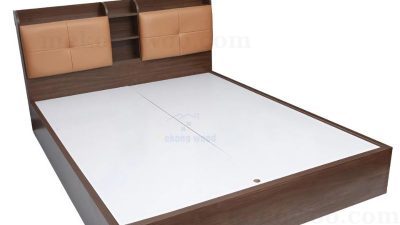 giường gỗ công nghiệp bọc da