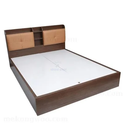 giường gỗ công nghiệp bọc da