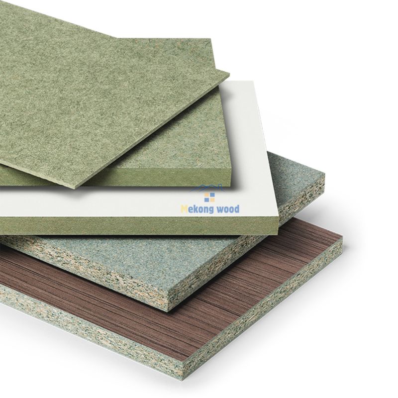 combo nội thất phòng ngủ làm từ gỗ công nghiệp phủ melamine