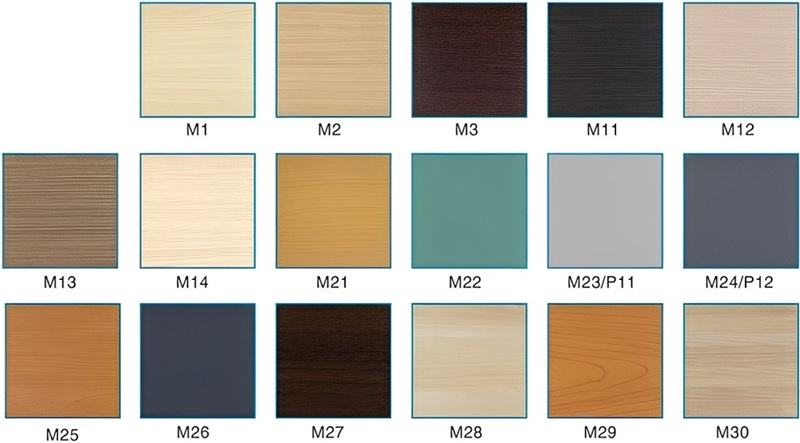 Bảng màu gỗ công nghiệp Mekongwood