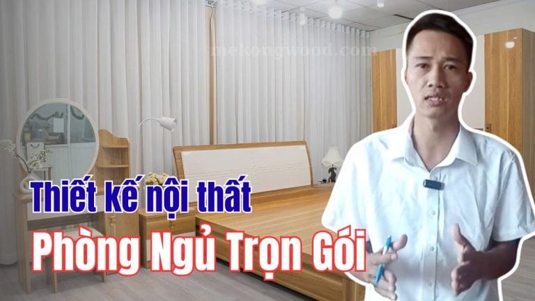 thiết kế nội thất phòng ngủ sang trọng và hiện đại
