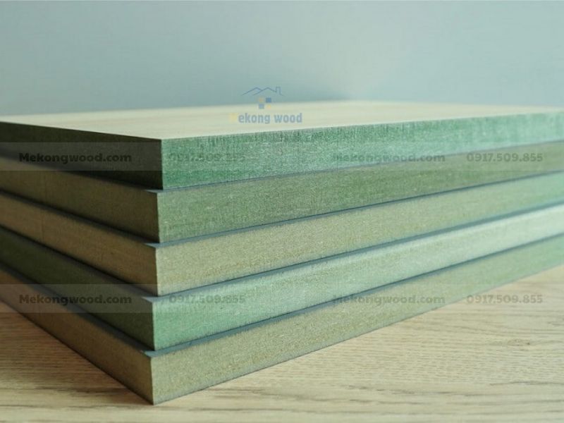 ván gỗ công nghiệp mdf lõi xanh phủ melamine làm giường
