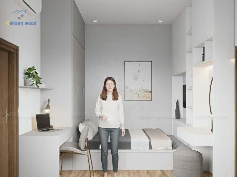 hình ảnh khì đuổi được kiến khỏi phòng ngủ