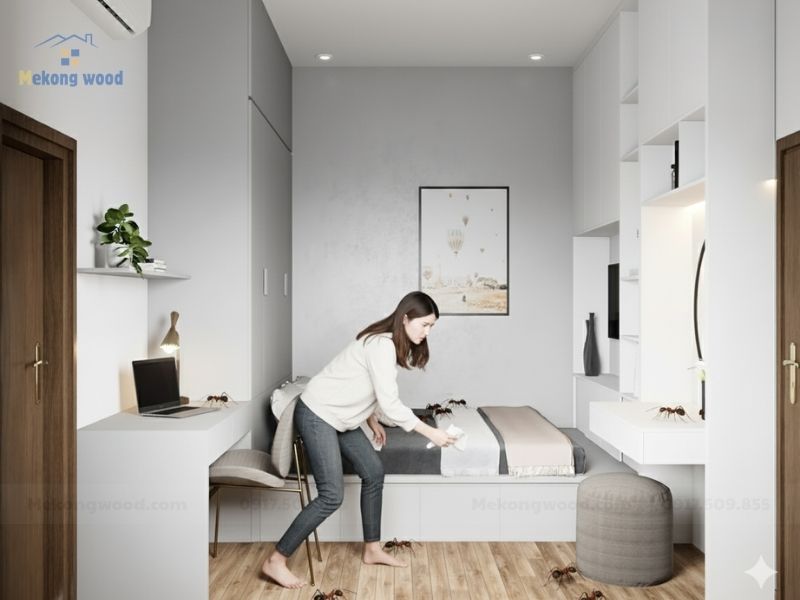 cách đuổi kiến trong phòng ngủ an toàn và hiệu quả