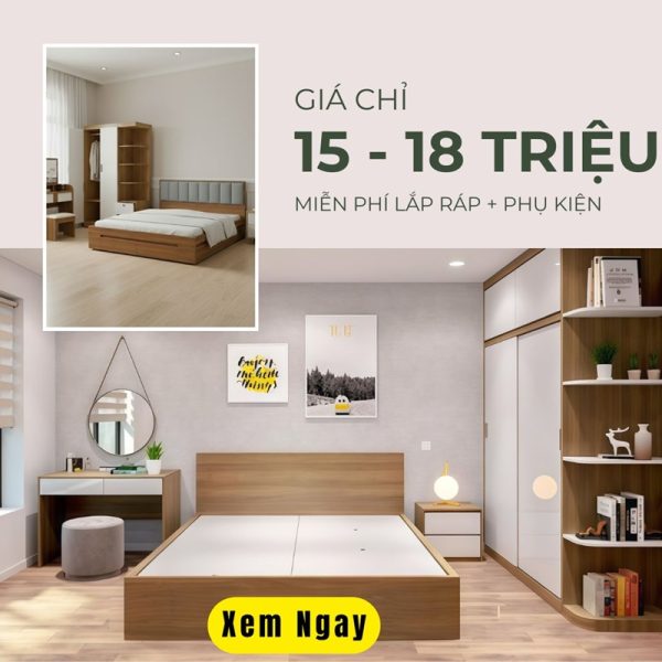 khuyên mại combo phòng ngủ mekongwood