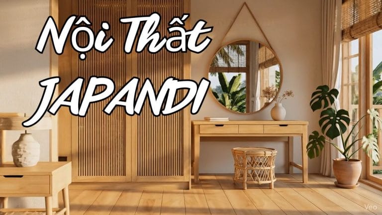 phong cách nội thất japandi