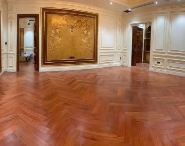 sàn gỗ hương tụ nhiên sang trọng