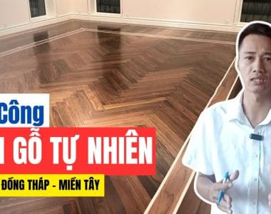 thi công sàn gỗ tự nhiên cao cấp tại mekongwood