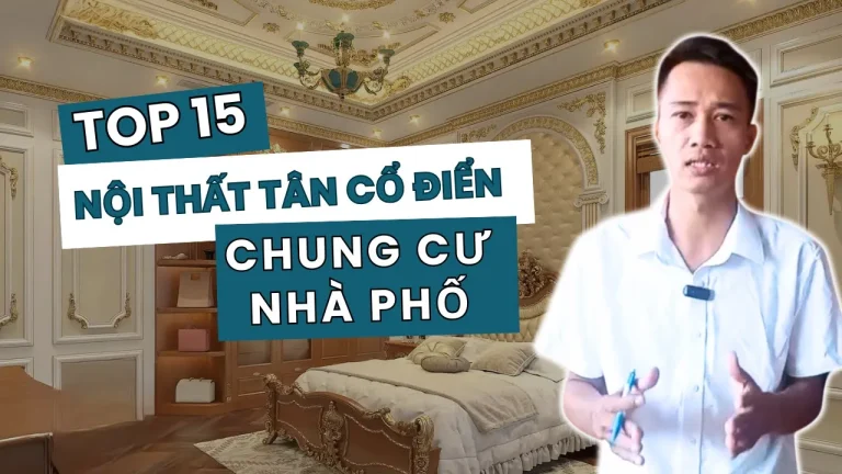 thumbnai nội thất phòng ngủ tân cổ điển cho chung cư nhà phố
