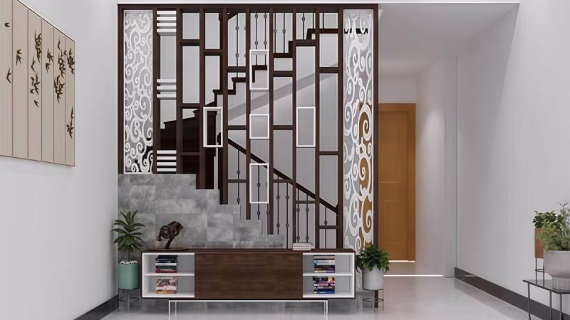 tổng hợp các mẫu vách ngăn cầu thang đẹp