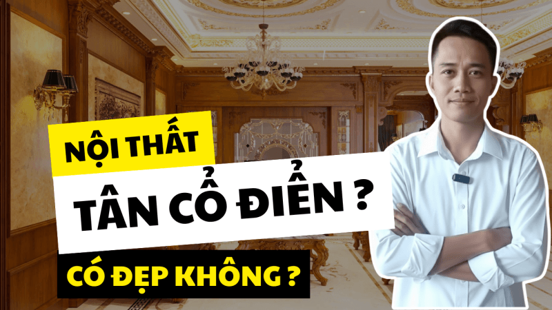 thiết kế nội thất tân cổ điển tại mekongwood