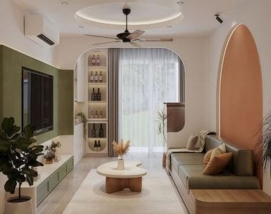 decor phòng khách chung cư sang trọng và hiện đại tại Mekongwood