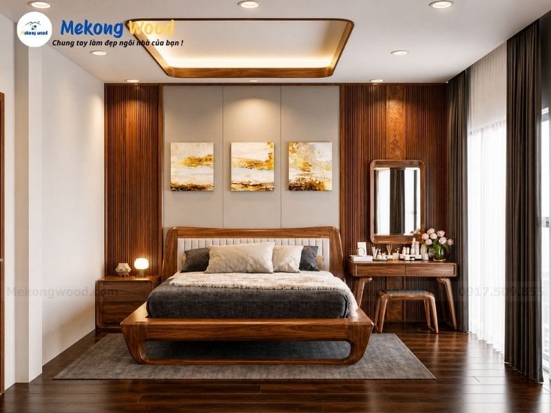 Decor phòng ngủ 15m2 sang trọng và hiện đại