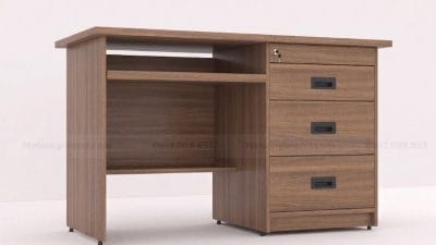 Mẫu bàn làm việc 3 ngăn tại nhà