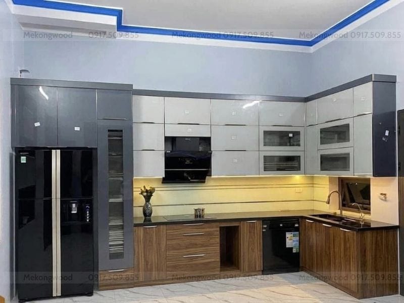 Hình ảnh mẫu tủ bếp hiện đại tại Bình Chánh