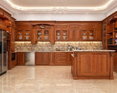 khám phá mẫu tủ bếp gỗ tự nhiên sang trọng và cao cấp