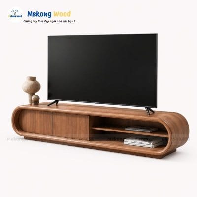 Kệ Tivi Phòng Khách Gỗ Công Nghiệp