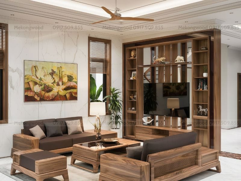 Thiết kế nội thất nhà phố tại Bình Chánh thep phong cách hiện đại