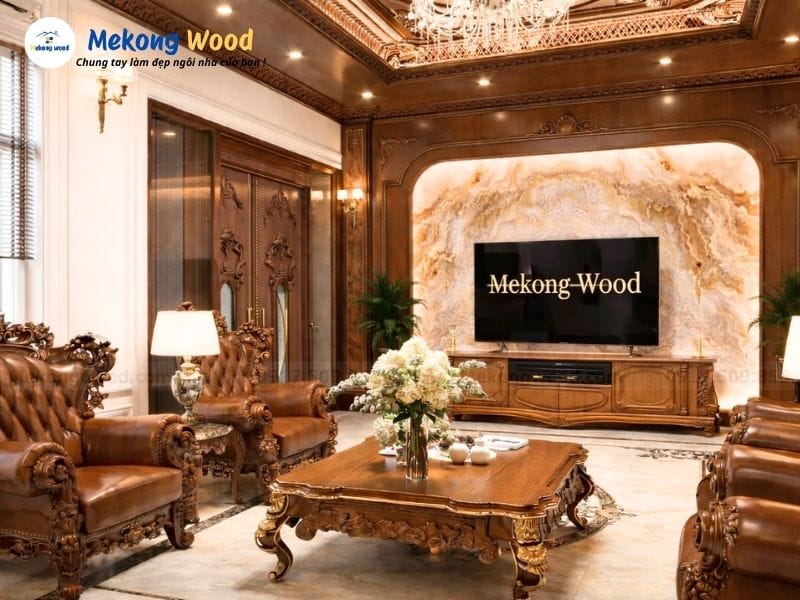 Hình ảnh thiết kế nội thất tân cổ điển cho nhà phố