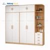Tủ Quần Áo 4 Cánh Kịch Trần Gỗ Công Nghiệp