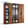 Tủ quần áo gỗ MDF cánh kính hiện đại của Mekongwood