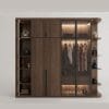 Tủ quần áo gỗ công nghiệp cánh kính -TAHD06