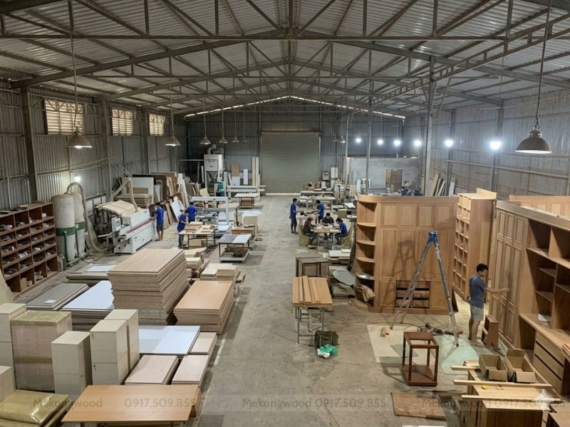 Xưởng gia công nội thất của Mekongwood