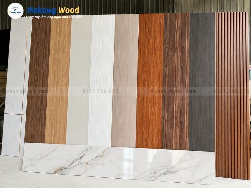 Các loại tấm nhựa ốp tường PVC