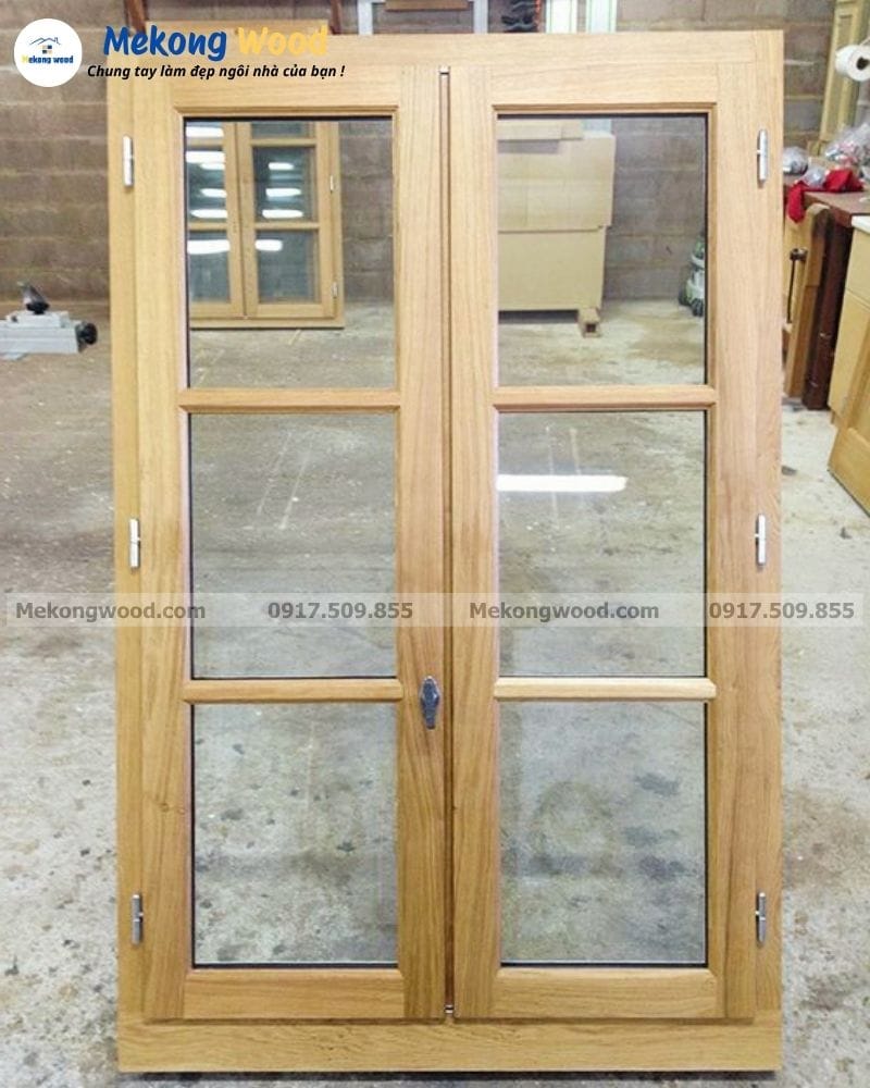 Mẫu cửa sổ kính 2 cánh