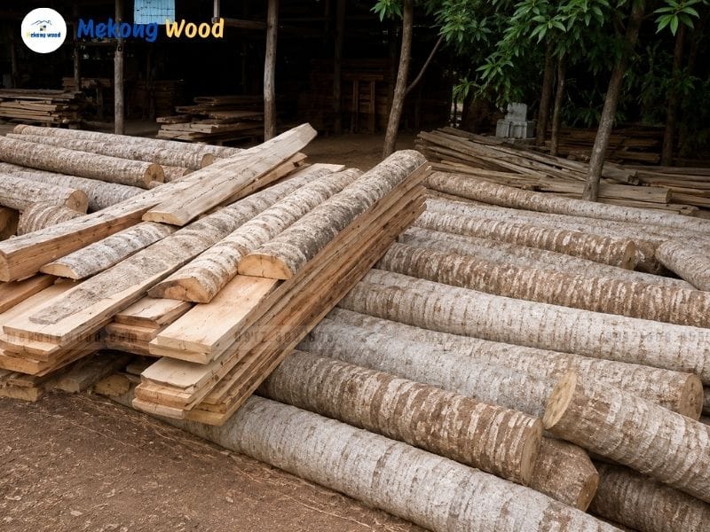 Ván gỗ dừa xẻ làm công trình
