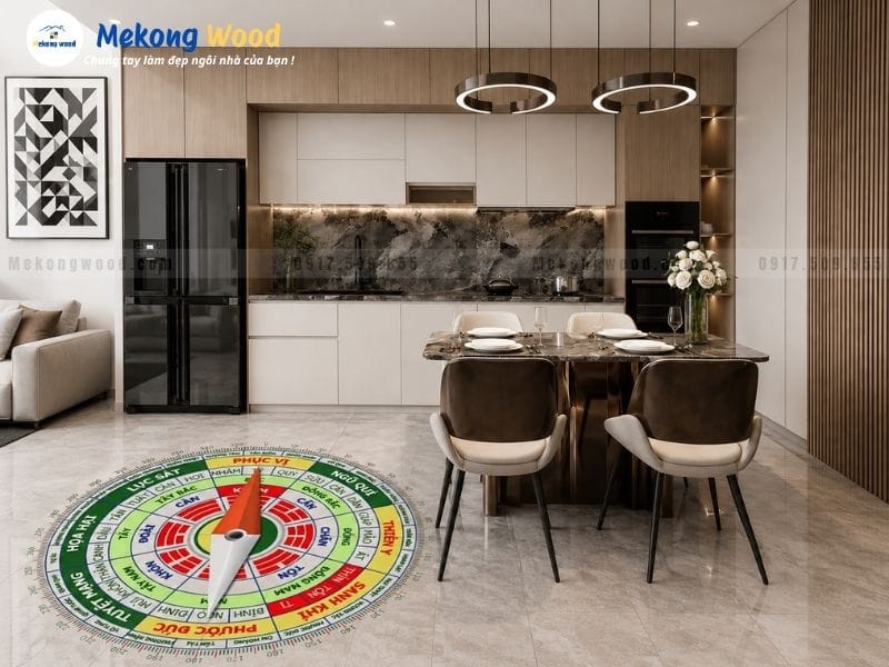 Những điều kiêng ky khi bố trí phòng bếp