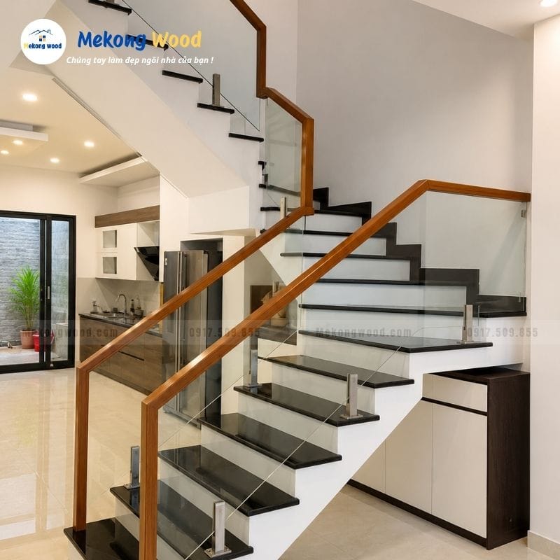 Mẫu thiết kế tay vịn cho nhà phố