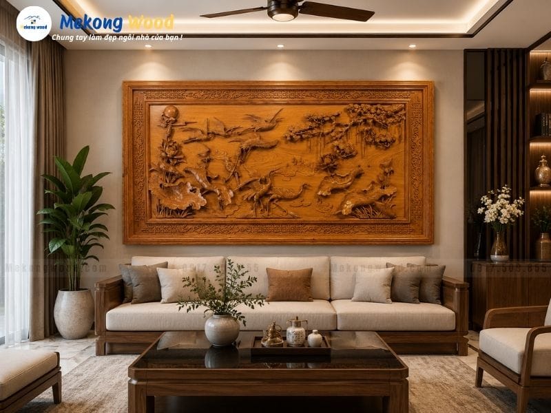 Tranh Tùng Hạc Diên Niên