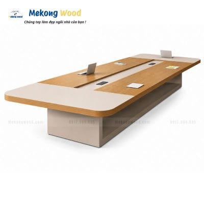 bàn họp văn phòng gỗ công nghiệp phủ melamine