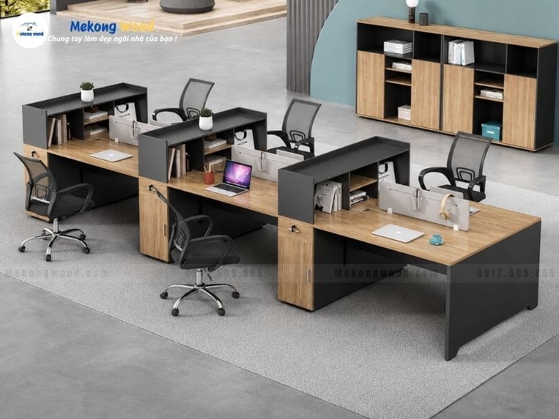 Hình ảnh mâu bàn làm việc văn phòng dành cho nhân viên