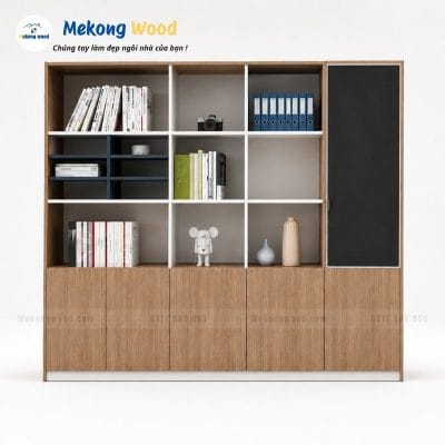 Tủ Hồ Sơ Gỗ Công Nghiệp MDF Phủ Melamine