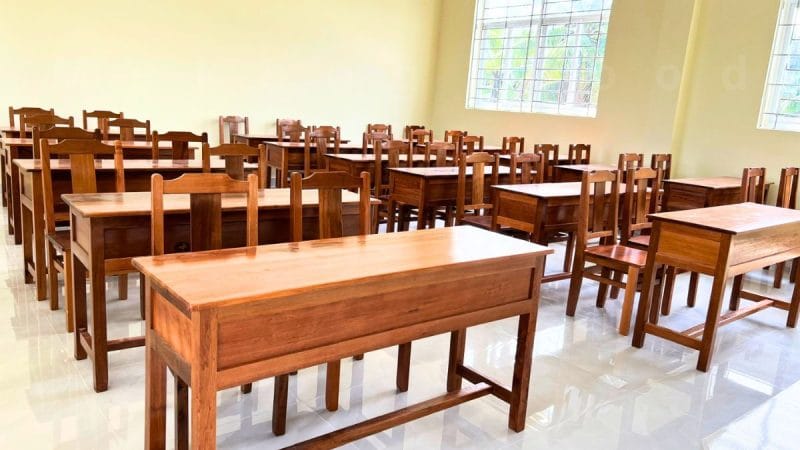 các mẫu bàn ghế học sinh tiểu học